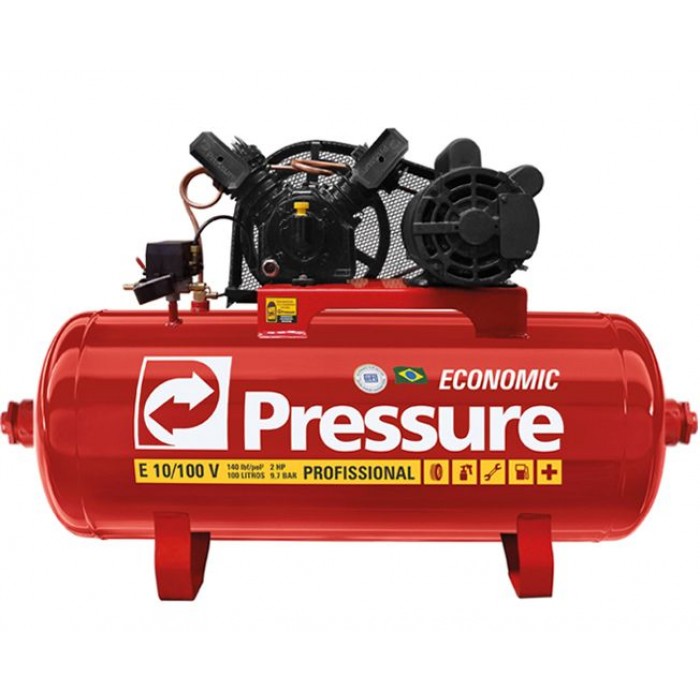 Compressor de ar 100 Litros 10 Pés Pressure ATG2 10/110V